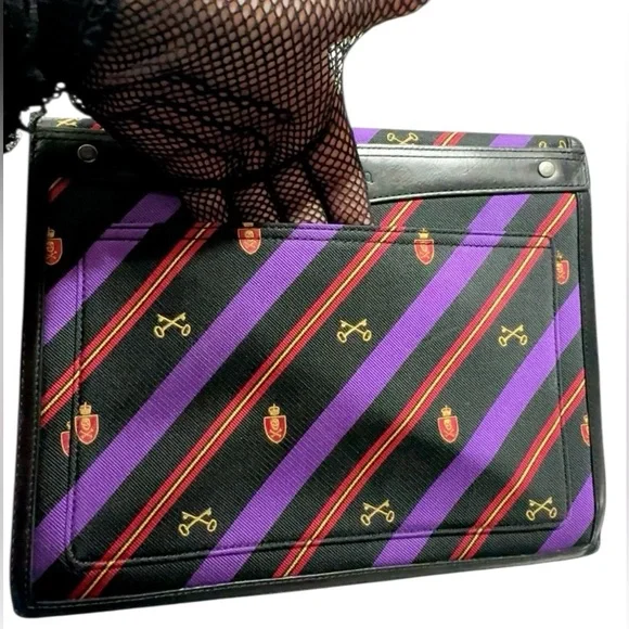 Rugby Ralph Lauren Rare portfolio/ clutch bag 10.5” x 8.5” Collectible Like New! - Picture 5 of 8